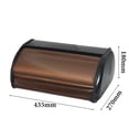 thumbnail image 5 of Modern Bread Storage Holder, Stainless Steel Roll Top for Kitchen Countertop Organizer, Non-Toxic Odorless Material Ensures Freshness and Style in Your Cooking Space, 5 of 5