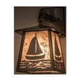 thumbnail image 3 of Meyda Tiffany 172153 Sailboat 12" Tall Wall Sconce - Silver, 3 of 3