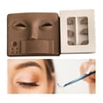 thumbnail image 4 of Cara de maquillaje de práctica con soporte para pestañas Párpados extraíbles portátiles Cara de práctica de maquillaje de pestañas para , Sunnimix  cabeza de maniquí de pestañas, 4 of 8