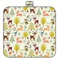 thumbnail image 5 of 1pc Outdoor Portable Folding Waterproof Picnic Mat, Thickened Washable Oxford Fabric Mat With Cotton Pattern, For Outdoor Camping, Picnic, 5 of 5