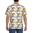 thumbnail image 3 of Vsdgher Gnome and Surfing Print Men's Dry Fit Mesh Athletic Shirts Moisture Wicking Tennis T-Shirt Tops, 3 of 9