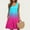 B292 Hot Pink sundresses for women clearance under $5, variant on Women Dresses Under $10! Xqxayjr Womens Summer Flowy Dresses Aline Swing Cute Gradient Color Scoop Neck Holiday Dress Sleeveless Casual Loose Knee Length Trendy Wedding Guest Dresses