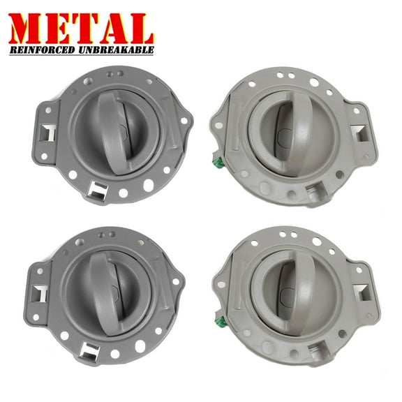 For 06-10 Jeep Commander Inside Inner Door Handle Gray 4PCS 06 07 08 09 10 DS354 Fits select: 2006-2010 JEEP COMMANDER LIMITED