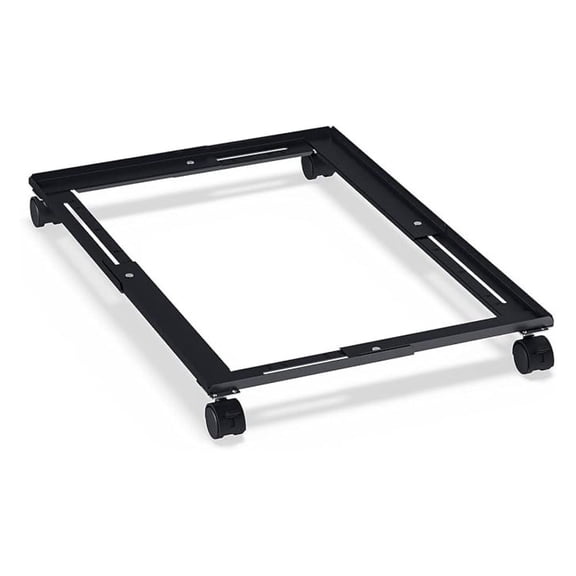 Adjustable File Cabinet Caddy - Letter and Legal Filing Cabinets, Black (ST52140-CC)