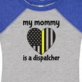 thumbnail image 4 of Inktastic Dispatcher Mom Emergency Gold Line Flag Boys or Girls Baby Bodysuit, 4 of 5