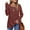 Red, variant on ANYJOIN Long Sleeve Shirts for Women Square Neck Fall Tops Lightweight Tunic Sweaters