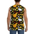 thumbnail image 4 of Daiia Farm Goose Printed Men's Tank Tops,Casual Soft Sleeveless Gym Muscle Shirts Bodybuilding Tee-Large, 4 of 8