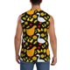 thumbnail image 4 of Fotbe Farm Goose Men's Camiseta sin Mangas Estampada para Hombres, Playera Casual para Gimnasio, Entrenamiento, Playa-Small, 4 of 7