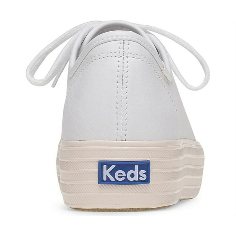 Keds Womens Triple Kick Leather Glossy Sneakers