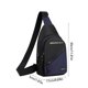 thumbnail image 3 of Mochila Bandolera Antirrobo para Hombre y Mujer | Nylon Impermeable de Gran Capacidad | Bolsa de Viaje Ligera de 30 X 17 X 4,8 Cm para Ciclismo, Uso Diario Al Aire Libre, 3 of 6