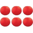 thumbnail image 1 of Beistle S54570-RAZ2 paper lanterns, Red, 1 of 6