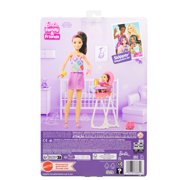 Barbie Skipper Babysitters Inc. Playset with Skipper Doll, Toddler Doll, High Chair & 8 Accessories