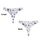 thumbnail image 3 of Balery Lavender Bicycle Tangas de Algodón para Mujer con Estampado – Ropa Interior Sexy, Transpirable, G-string-Medium, 3 of 6