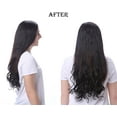 thumbnail image 2 of 20" Curly 3/4 Full Head Synthetic Hair Extensions Clip On/in Hairpiece 5 Clips 140g (10H613#), 2 of 6