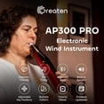 thumbnail image 2 of Instrumento electrónico de viento GREATEN AP 300 Pro con Bluetooth, 2 of 9