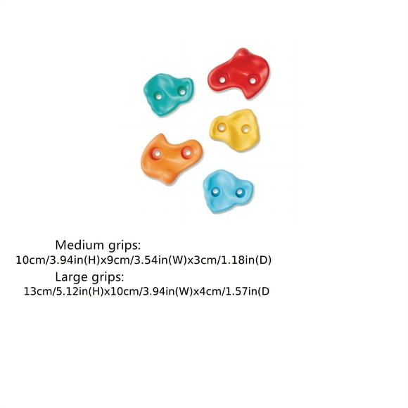 5pcs/set Outdoor Indoor Rock Climbing Bracket, Kids Rock Climbing Wall Playground Holding Wall Rock, Climbing Walls Equipment, For Bouldering Wall