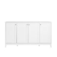 thumbnail image 1 of Prepac Yaletown White 4 Panel Door 60" W x 32" H x 16" D Storage Cabinet, 1 of 9