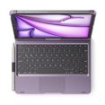 thumbnail image 1 of Funda con teclado edaiser giratoria para iPad de 11" con retroiluminación morada, 1 of 6