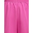 thumbnail image 6 of Girls 3‑Piece Outfit Mesh Short Sleeve Shrug Star Print Cami Tank Top and Elastic Waist Wide Leg Cargo Long Pants Casual Fashion Clothing Set for Kids Daily Party Wear(Red,10-11 Years), 6 of 7
