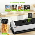 thumbnail image 6 of Bonsenkitchen Mason Jar 5 in 1 Vacuum Sealer Machine with 40 Vacuum Bags, Jar Sealer for Mason Jars compatible with Vacuum Bag, Wide & Regular Mouth Mason Jars, 6 of 10