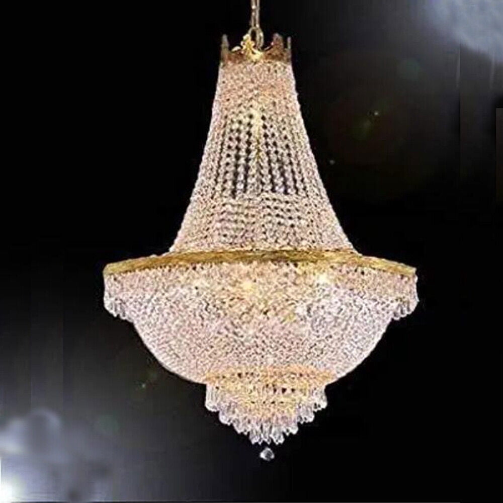 Modern Luxury Crystal Chandelier, Ceiling Lighting Fixtures, Pendant for Home Decoration 110-120V