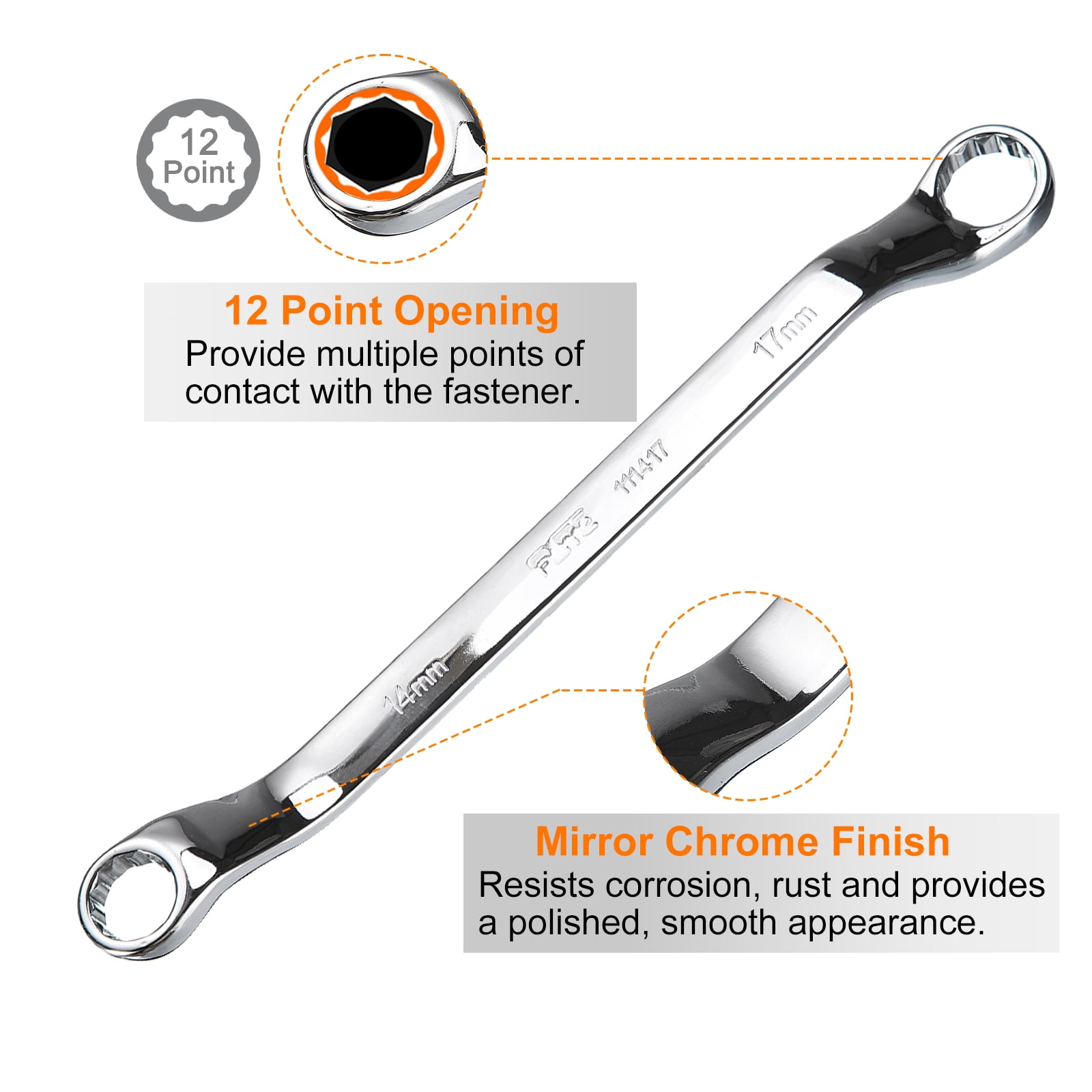 Stahlwille Double Open Ended Spanner Wrench - 12x13 Mm Metric Combination Spanner