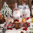 thumbnail image 7 of FEOLGEHLY Christmas Gnomes Plush Doll, Handmade Knitted Xmas Scandinavian Tomte Elf Dwarf for Home Desk Shelf Fireplace Tiered Tray Table Centerpieces Winter Holiday Christmas Decorations Indoor, 7 of 7