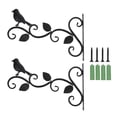 thumbnail image 2 of 4 unids / set soportes en pared, para decoración de , comedero para pájaros Zulema ganchos para colgar en la pared, 2 of 8