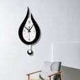 thumbnail image 3 of Reloj de pared moderno con diseño de gotas de agua, reloj de péndulo acrílico creativo s202412241120, 3 of 5