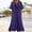 c01Purple, variant on Arnsht Summer Women Deep V Neck Ruffle Short Sleeve Slit Plus Size Elegant Prom Casual Evening Party Date Long Dress Black L