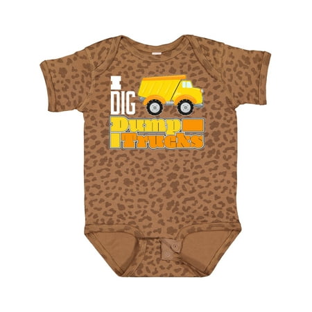 

Inktastic I Dig Dump Trucks Gift Baby Boy or Baby Girl Bodysuit