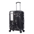 thumbnail image 3 of Alikpop 3-Piece Black Marble Print PC Hardshell Luggage Set, 20"/24"/28" Spinner Suitcases with TSA Lock, 3 of 7