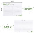 thumbnail image 3 of czcpp-80 Pieces Bridal Recipe Cards Double Sided Kitchen Recipe Cards Sage Simple Wildflower Notecards for Wedding, Bridal Shower, Farmhouse, 4 x 6 Inch (Fresh Style), 3 of 4