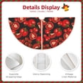 thumbnail image 3 of Sikiie Tomato Nativity Christmas Tree Skirt, Jesus Christian Winter Holiday Tree Mat Decoration(30-48IN), 3 of 6
