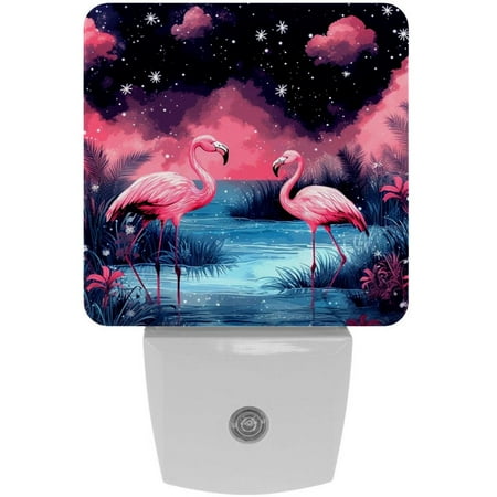 

Starry Flamingos LED Square Night Lights - Stylish and Energy-Efficient Room Lighting Solution with Soft Glow - for Bedside Reading and Relaxation