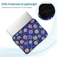 thumbnail image 2 of FORMRS 13"-13.3" Laptop Sleeve Protective Case Soft Carrying Quilted Computer Bag Cover, Blue Colorful Candies, 2 of 7