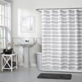 thumbnail image 1 of Hometrends Graham Tufted Loop Heavy Weight Woven Fabric Shower Curtain, 1 of 5