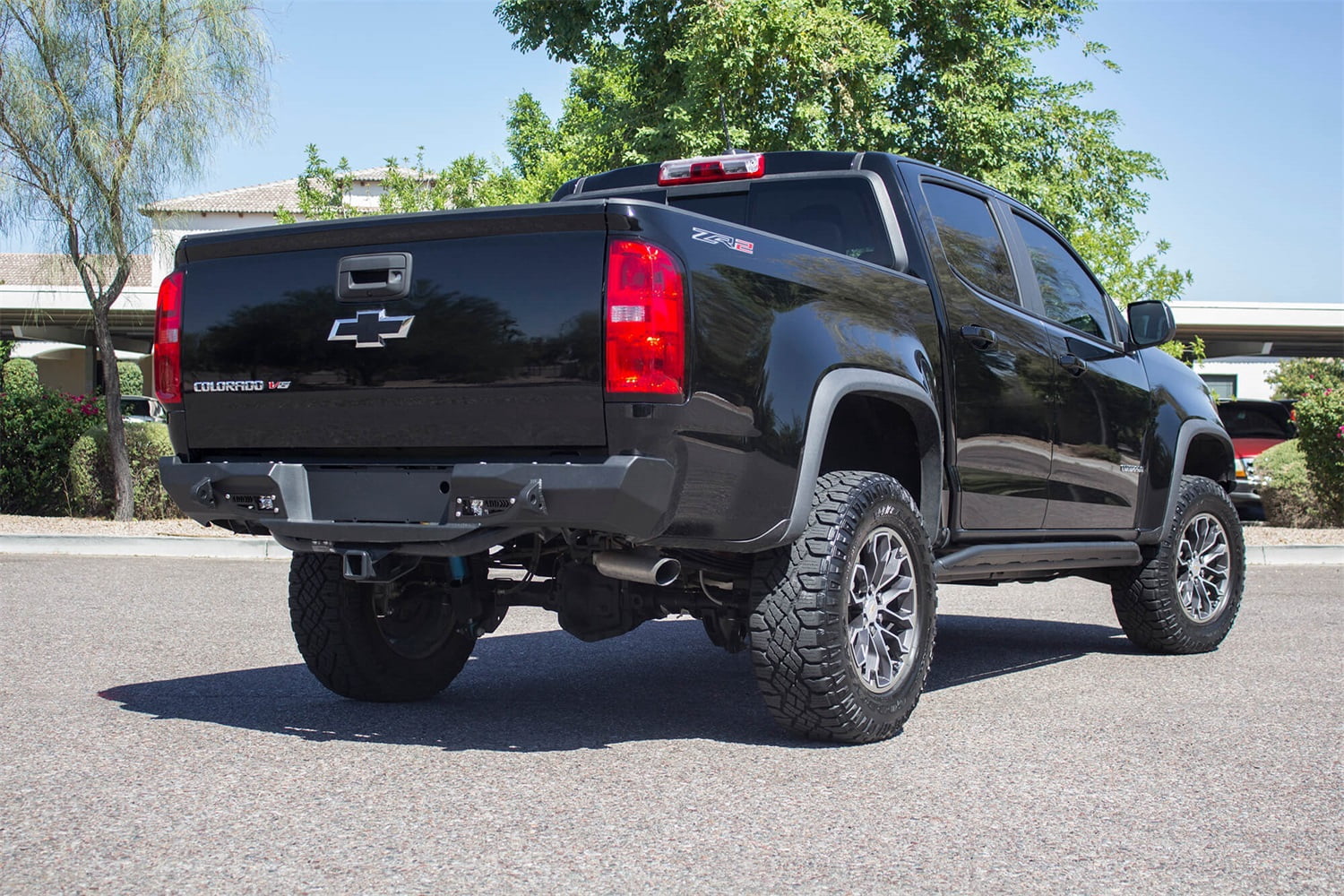 BUMPER TRUCK REAR Fits select: 2017-2018 CHEVROLET COLORADO ZR2, 2019 CHEVROLET COLORADO