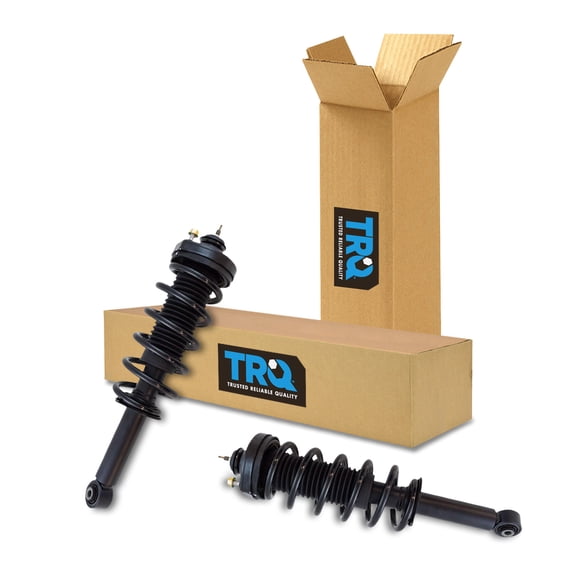 TRQ Rear Driver and Passenger Side Strut and Spring Assembly Set Fits 09-19 Dodge Journey