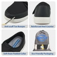 thumbnail image 3 of CBMTCR Men's Walking Shoes with Adjustable Closure, Extra Wide, Arch Support, Gray, 12 X-Wide, 3 of 8