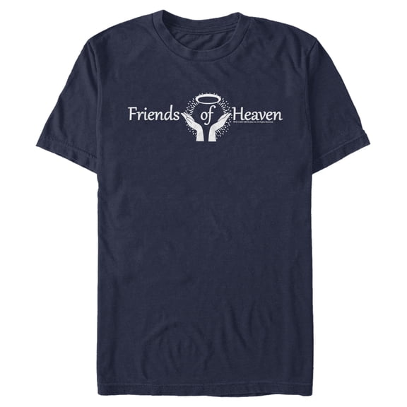 Men's Dead to Me Friends of Heaven Logo Graphic Tee Navy Blue 3X Large