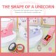 thumbnail image 5 of 2 soportes para cinta adhesiva con forma de unicornio, adorables cortadores de cinta para oficina., 5 of 8