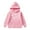 Pink, variant on Christmas Girls Hooded Sweatshirt Casual Winter Pullover with English Print and Pocket Decoration Cozy Kids Clothing