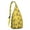 Yellow-18, variant on Queen Bee Sling Backpack – Stylish Yellow & Black Bee Print Crossbody Bag, Lightweight & Durable for Outdoor Adventures & Daily Use
