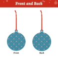 thumbnail image 2 of Gaeub Cartoon Whale Print Christmas Ornaments for Christmas Tree,Christmas Decor,Christmas Decorative Hanging Pendants,Acrylic Christmas Decorations -Round Shape, 2 of 7