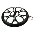 thumbnail image 1 of 10" Subwoofer Altavoz Rejilla Rejilla Cubierta protectora Negro con luz 10 pulgadas Cola Cubierta del altavoz del coche, 1 of 8