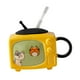 thumbnail image 2 of Taza de café de cerámica, taza para bebidas, taza de agua, regalo único para familiares o amigos Amarillo oscuro, 2 of 9