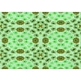 thumbnail image 1 of Ahgly Company Indoor Rectangle Patterned Jade Green Area Rugs, 2' x 5', 1 of 6