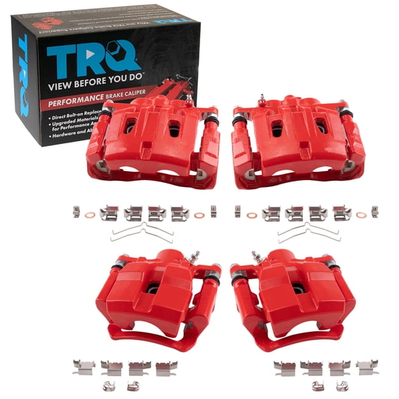 TRQ Brake Caliper Set Performance Fits 2010-2015 Lexus RX350 2015 RX450h 2014-2019 Toyota Highlander 2011-2020 Sienna
