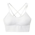 thumbnail image 3 of CAIXIA Bras for Women Bra No Underwire Supportive Wireless V-Neck Lace Seamless Tshirt Bras Full Coverage Workout Bras for Women for Running Yoga Gym, 3 of 6